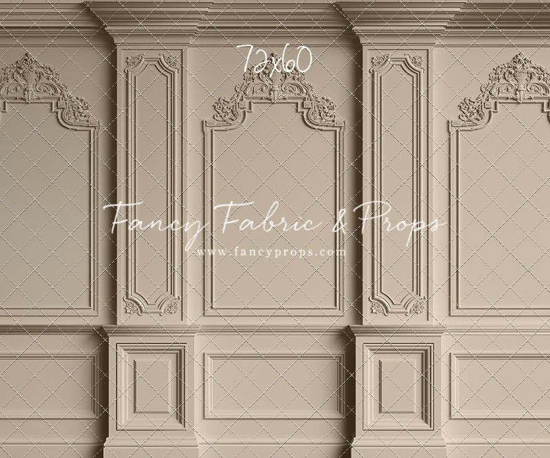 Classic Cream Victorian Wall - With Sweep Option