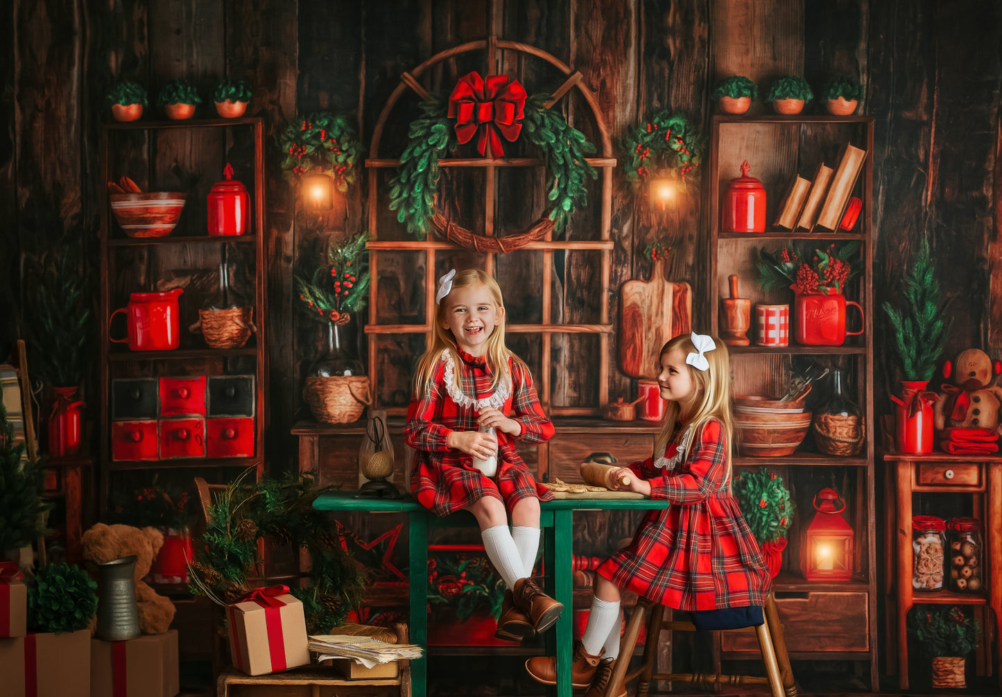 Grandma's Christmas Kitchen Room