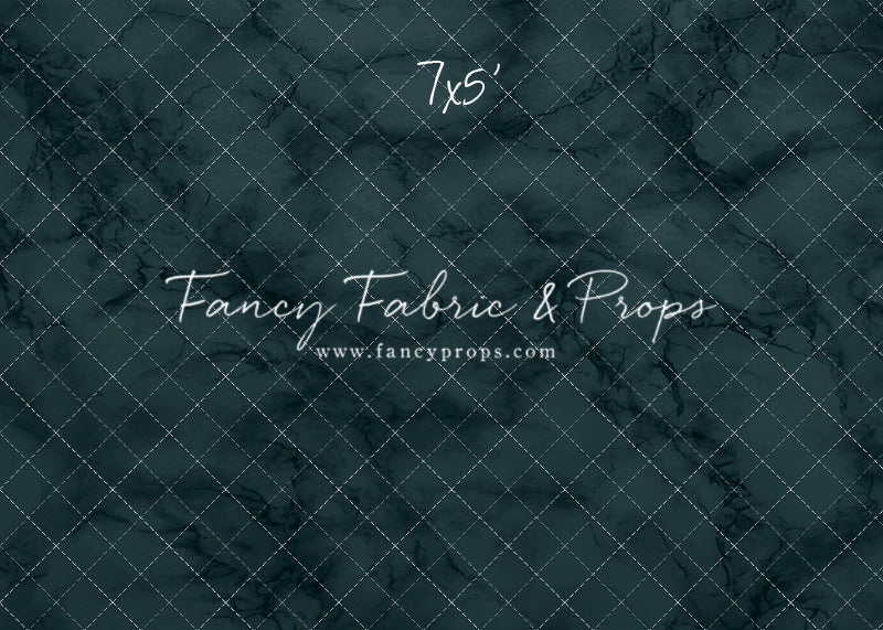 Teal Marble Mat Floor