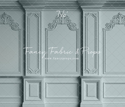 Classic Blue Victorian Wall - With Sweep Option