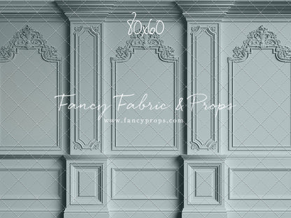 Classic Blue Victorian Wall - With Sweep Option