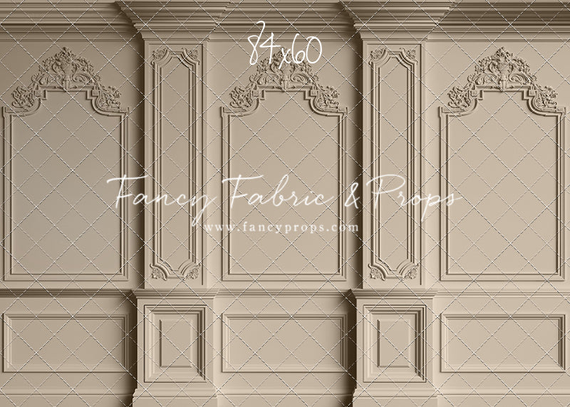 Classic Cream Victorian Wall - With Sweep Option