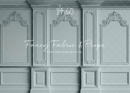 Classic Blue Victorian Wall - With Sweep Option