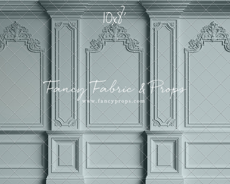 Classic Blue Victorian Wall - With Sweep Option