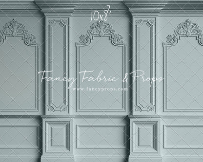 Classic Blue Victorian Wall - With Sweep Option