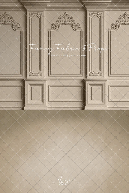Classic Cream Victorian Wall - With Sweep Option