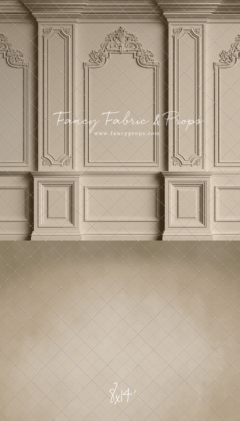 Classic Cream Victorian Wall - With Sweep Option