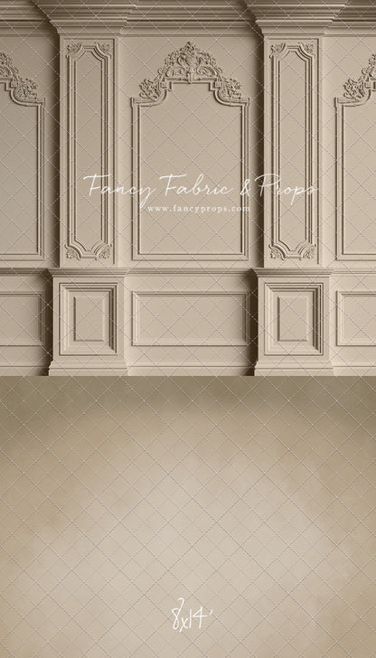 Classic Cream Victorian Wall - With Sweep Option