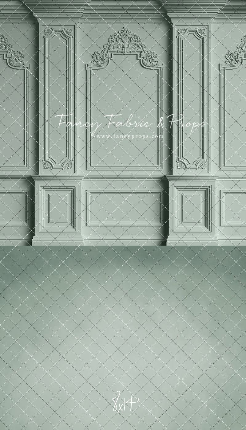 Classic Mint Victorian Wall - With Sweep Option