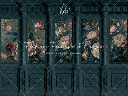 Moody Teal Wall 2pc Set