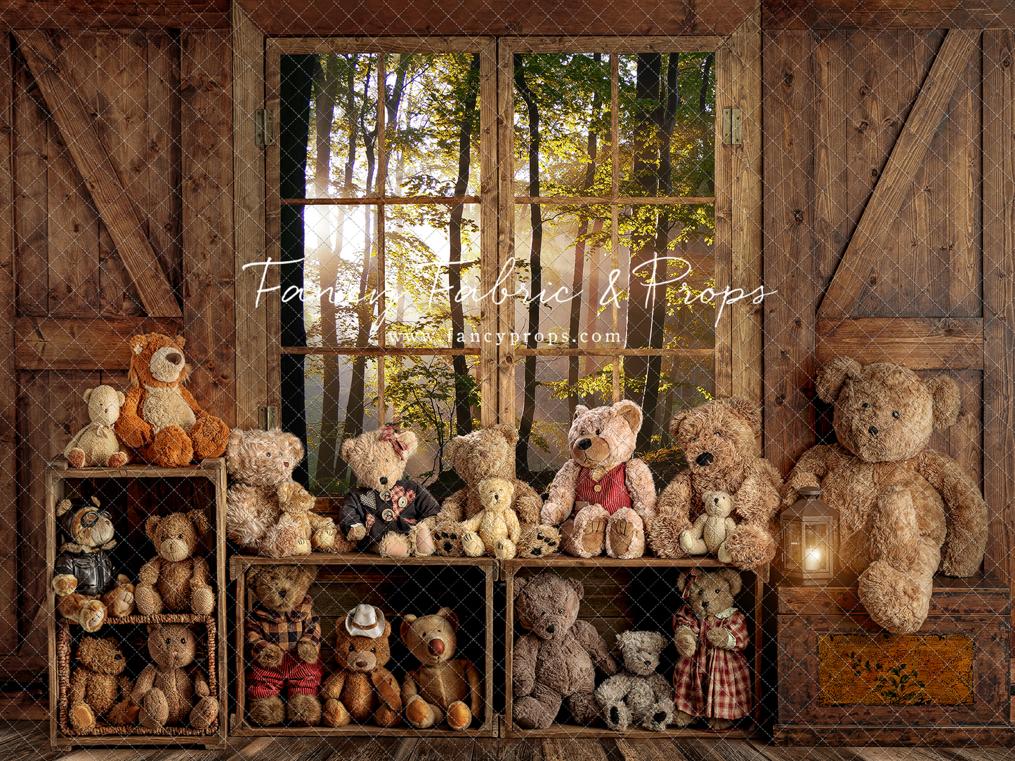 Beary Rustic Forest View Mini Room