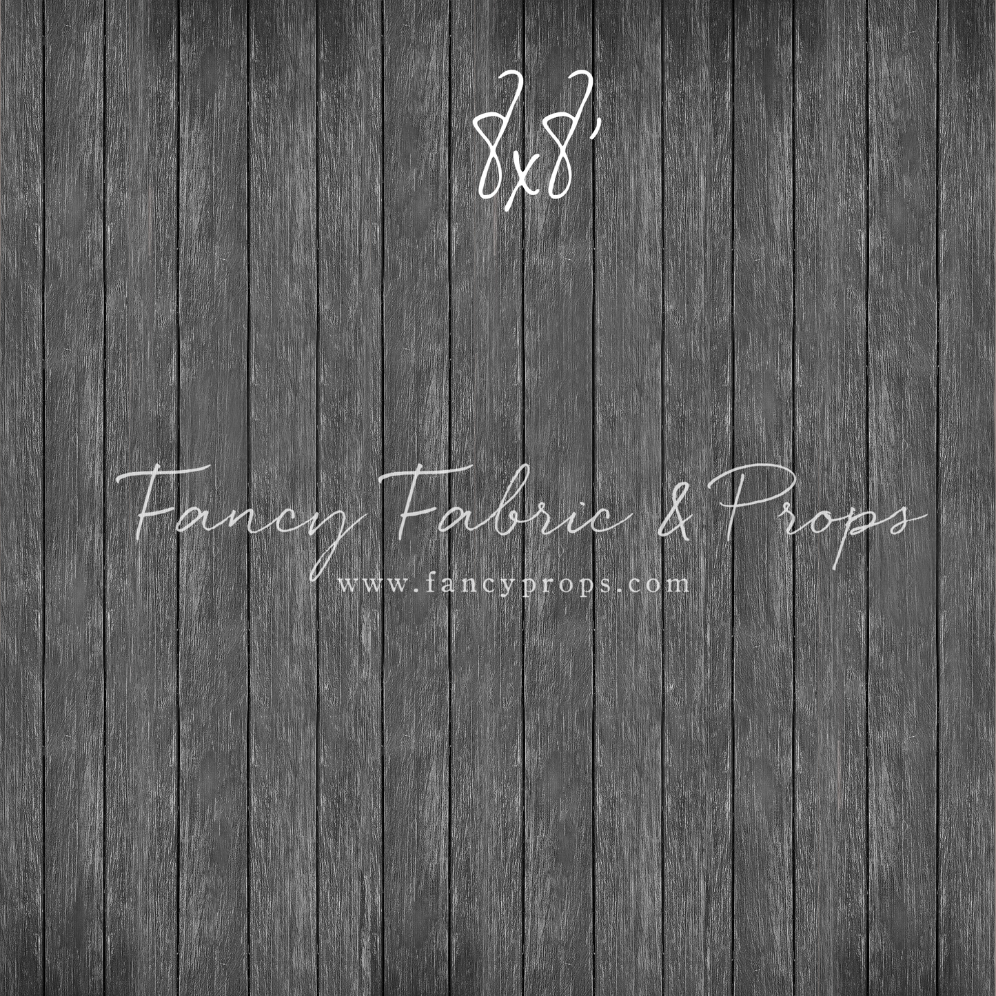 Charcoal Wood Planks Mat Floor