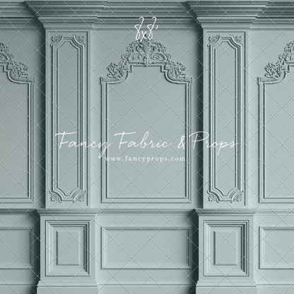 Classic Blue Victorian Wall - With Sweep Option