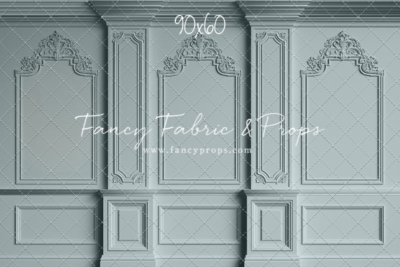 Classic Blue Victorian Wall - With Sweep Option