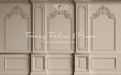 Classic Cream Victorian Wall - With Sweep Option