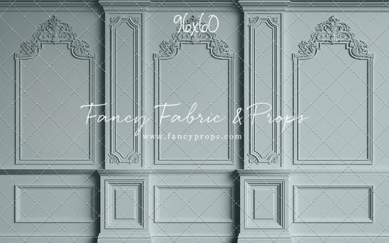 Classic Blue Victorian Wall - With Sweep Option