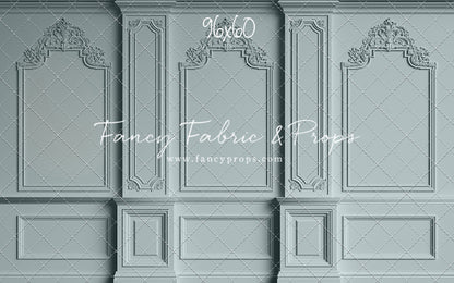 Classic Blue Victorian Wall - With Sweep Option