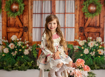 Botanical Floral Window