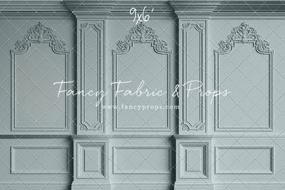 Classic Blue Victorian Wall - With Sweep Option