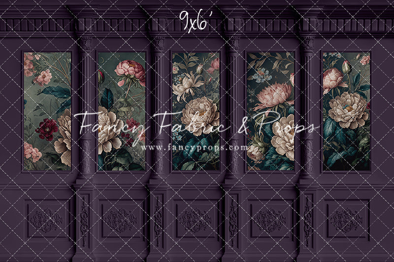 Moody Plum Wall 2pc Set