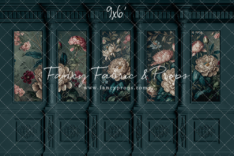 Moody Teal Wall 2pc Set