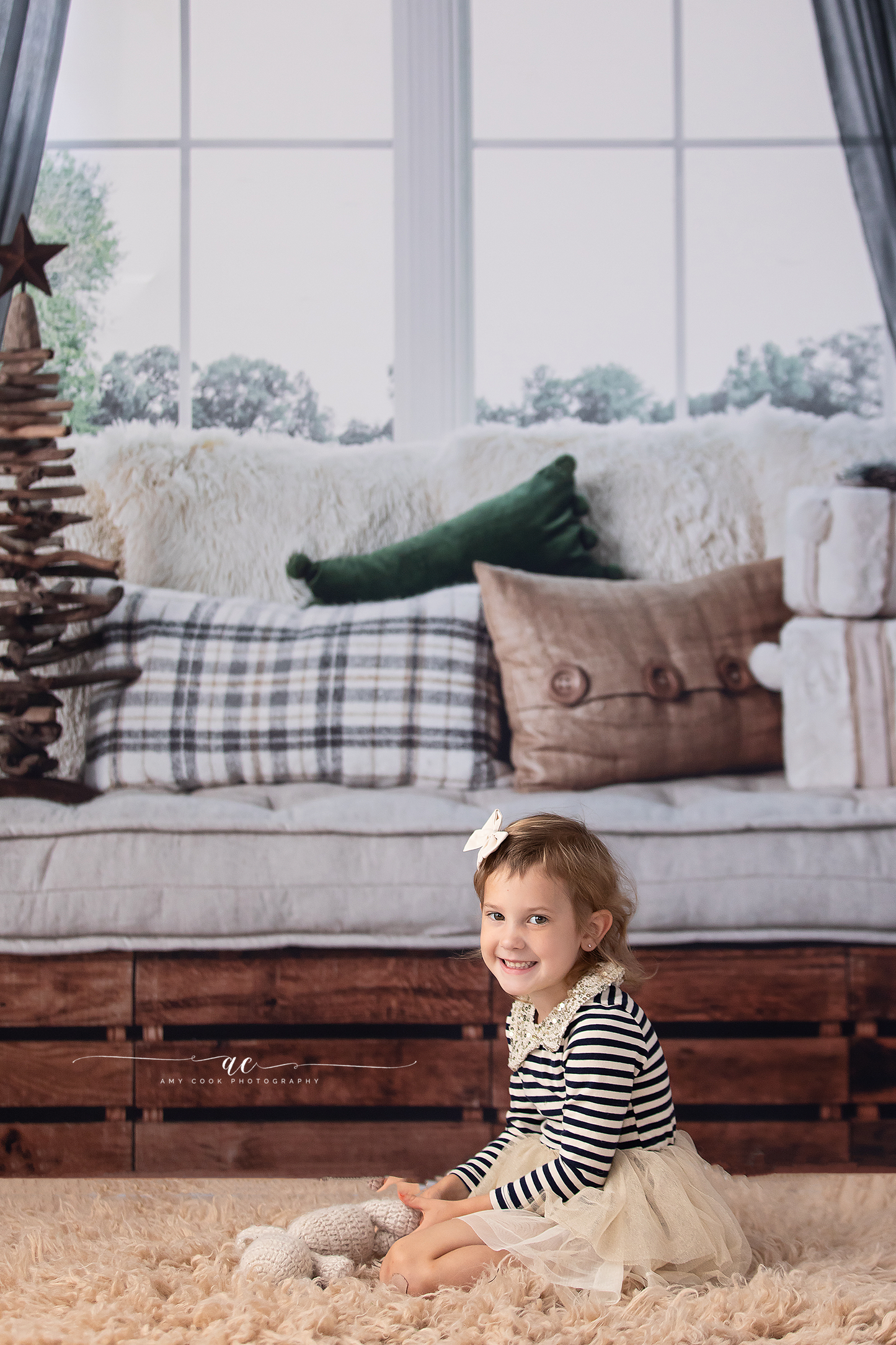 Country Holiday Window