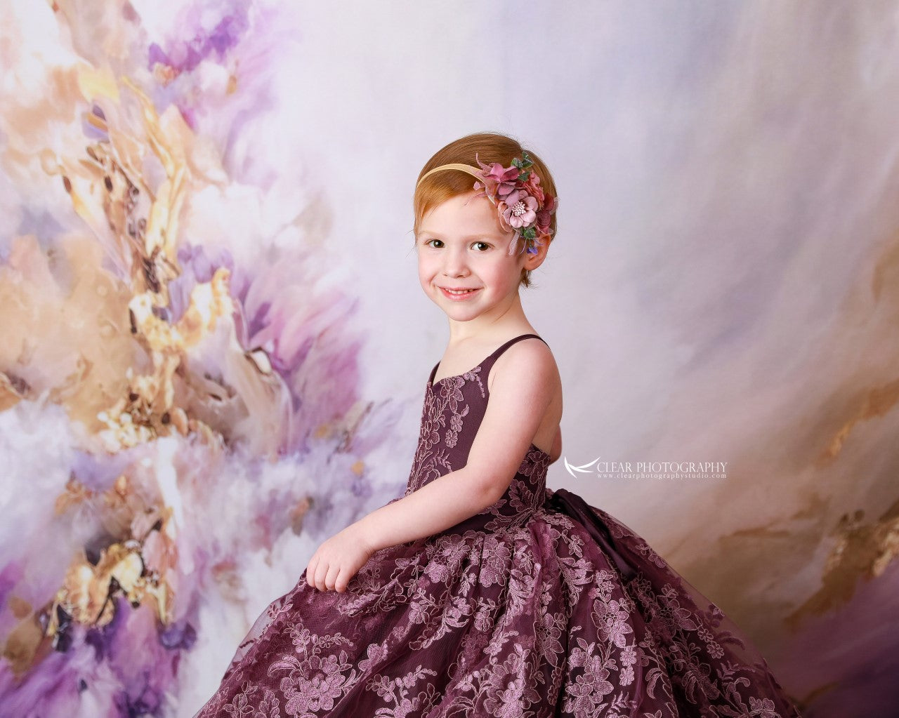 Amethyst Marble - With Sweep Option