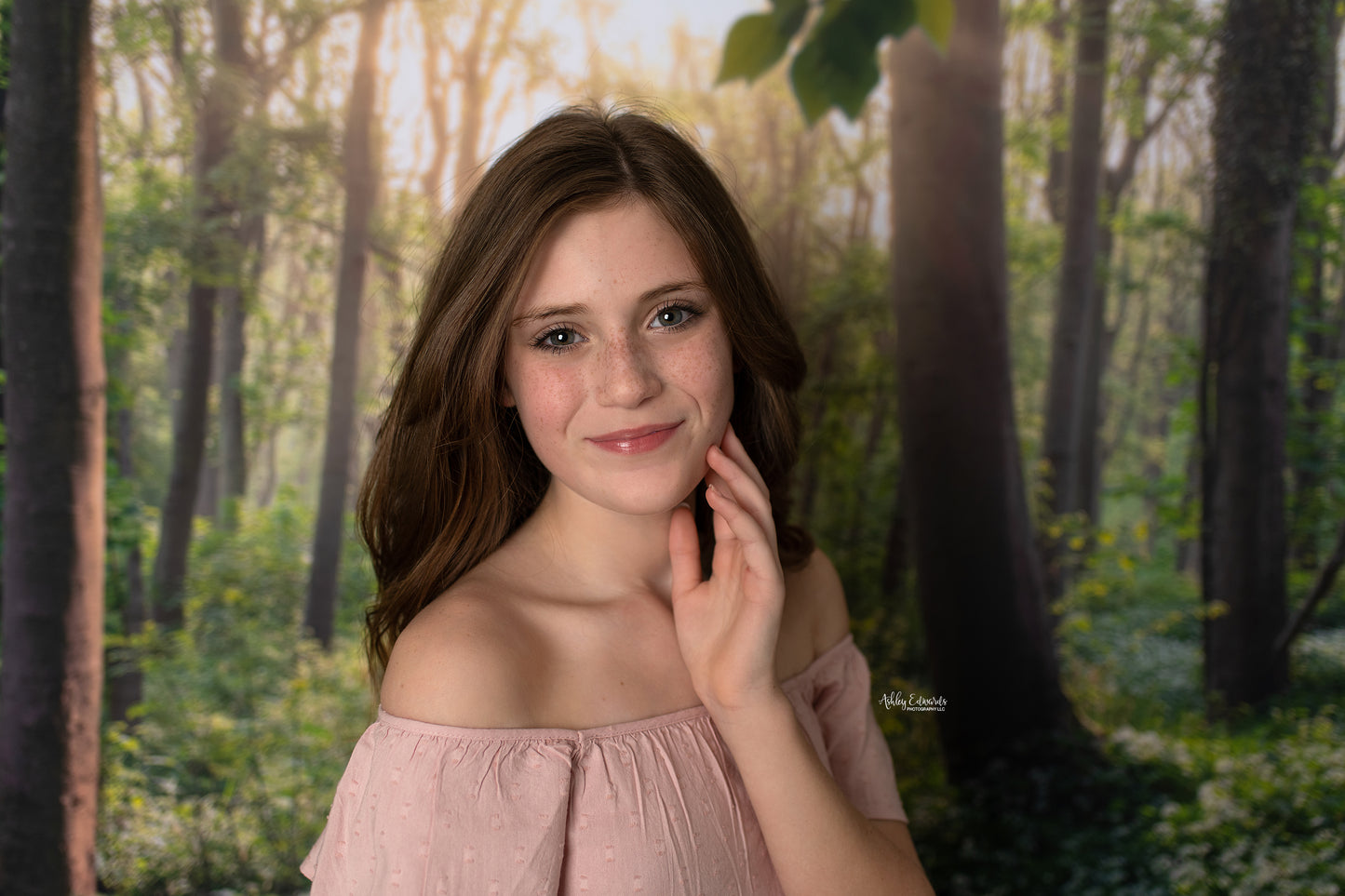 Lush Flowering Forest