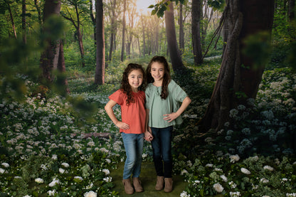 Lush Flowering Forest