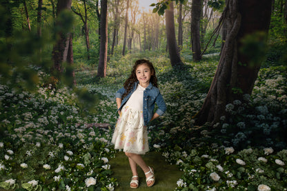 Lush Flowering Forest