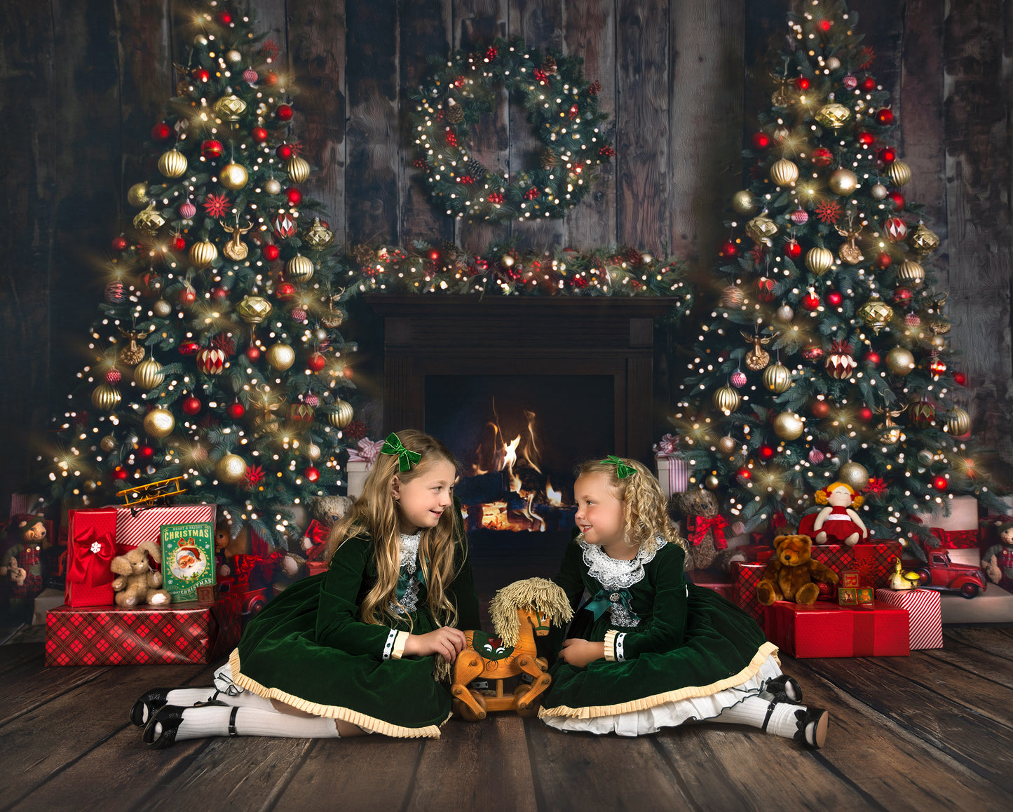 Berry Cozy Fireplace