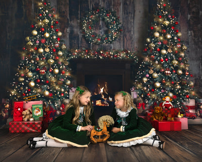 Berry Cozy Fireplace