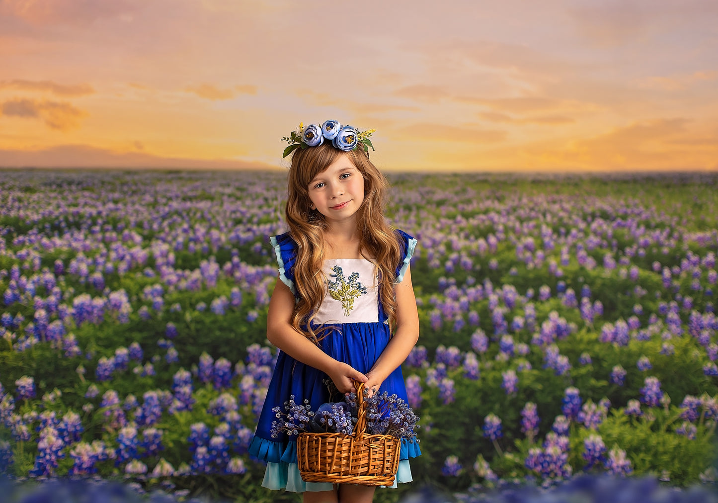 Blue Bonnet Sunrise - With Sweep Option