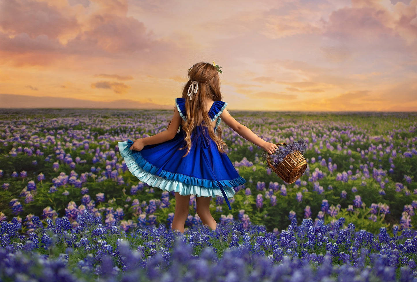 Blue Bonnet Sunrise - With Sweep Option