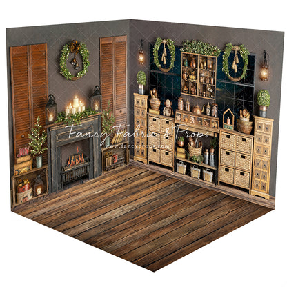 Bronzed Rustic Mantle Room