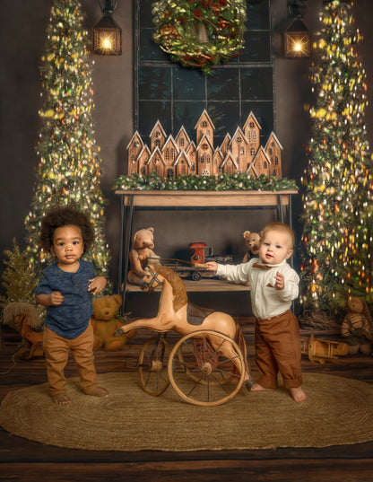 Bronzed Twinkle Window