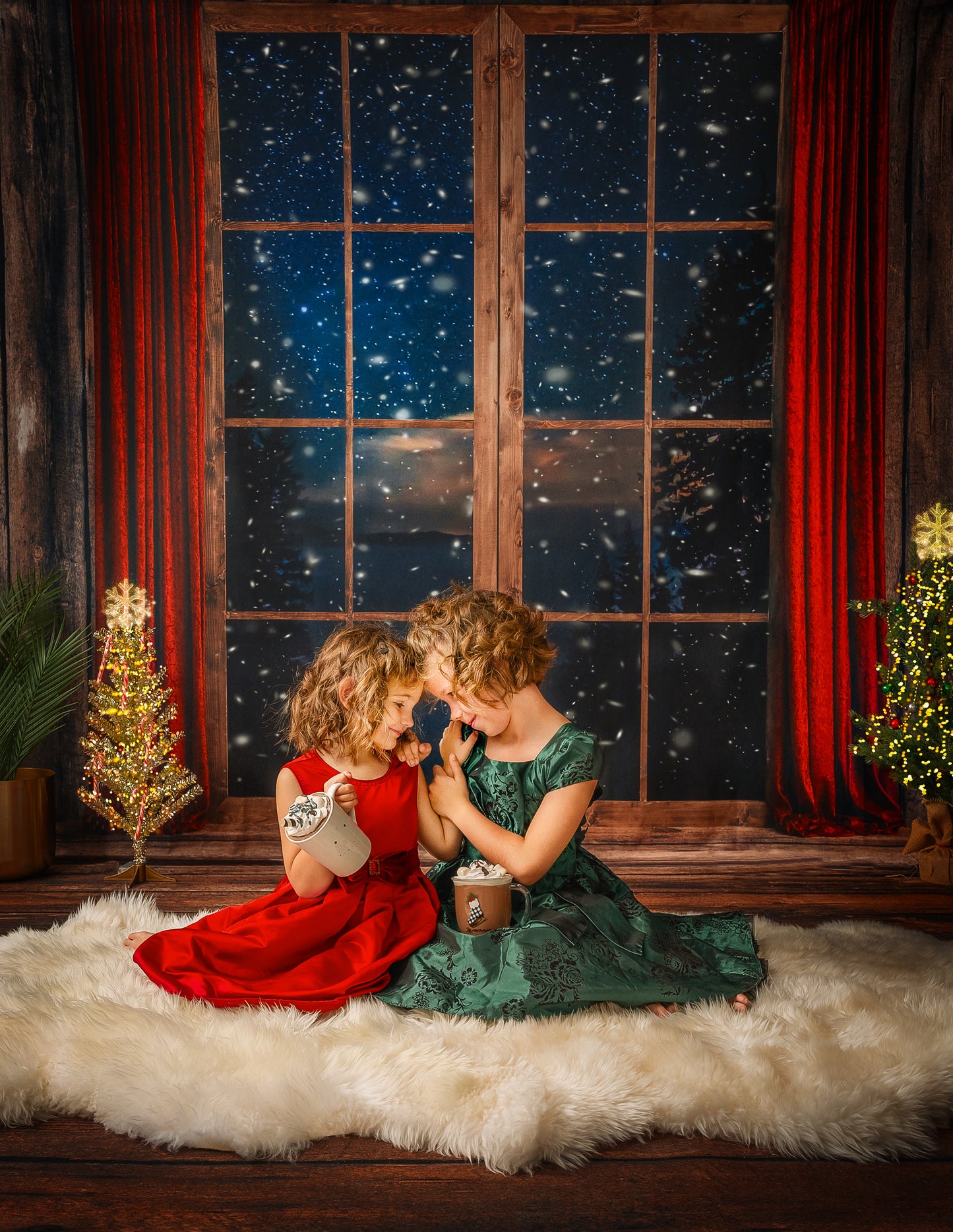 Santa's Serene Workshop Room