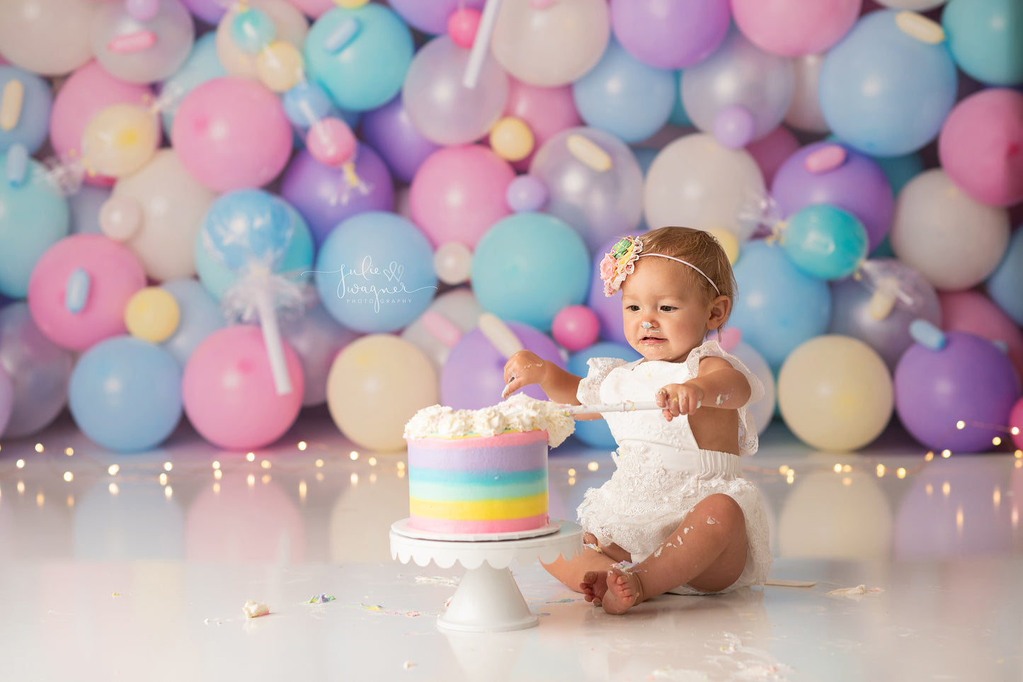 Candyland Balloon Wall
