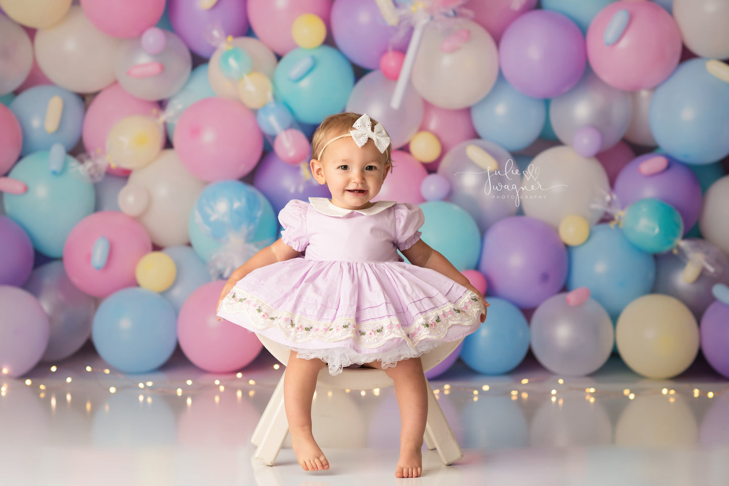 Candyland Balloon Wall