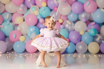 Candyland Balloon Wall