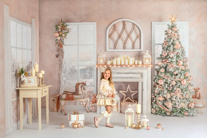 Blushing Carousel Christmas 2pc Room