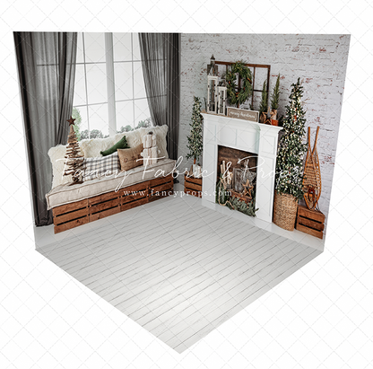 Country Fireplace Room