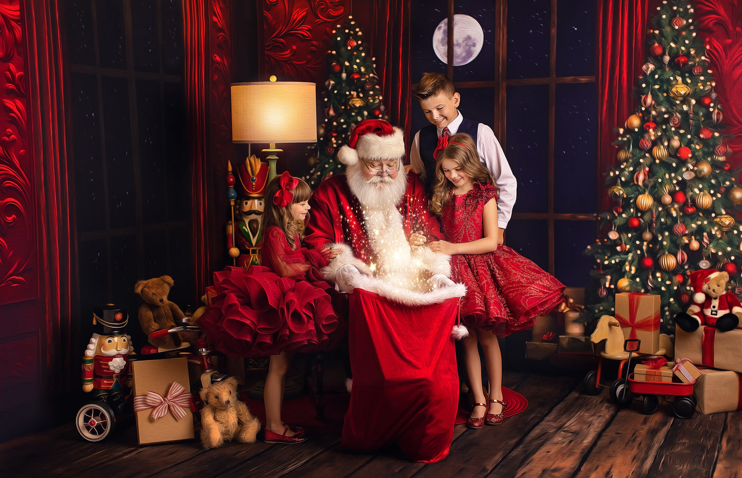 Crimson Christmas Eve 2pc Room