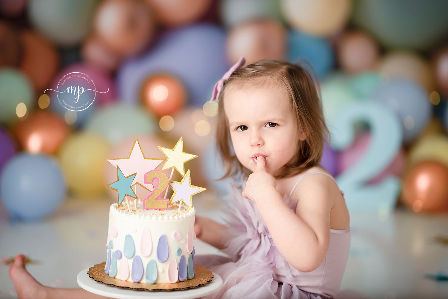 Pastel Palette Balloon Wall