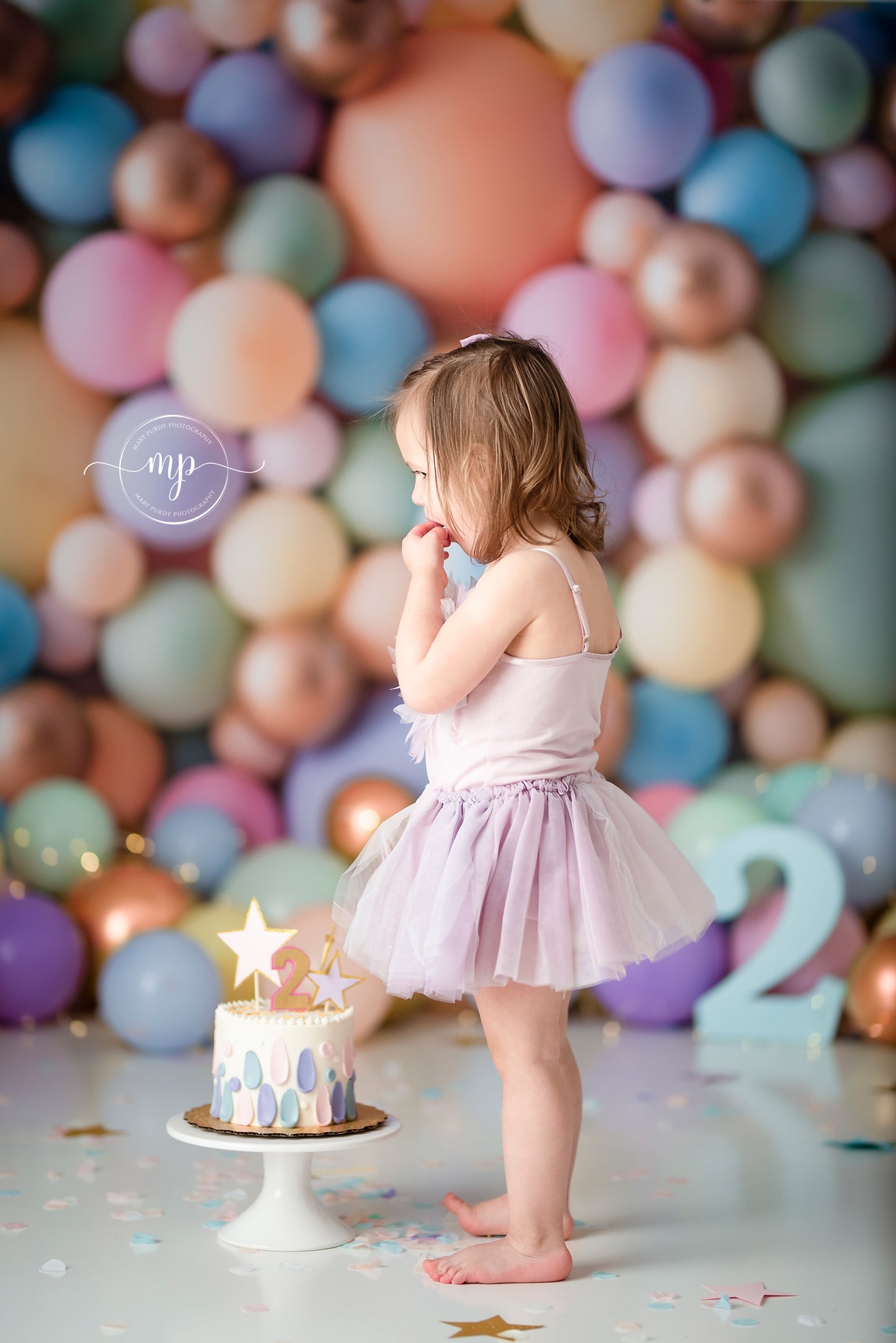 Pastel Palette Balloon Wall
