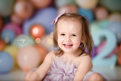 Pastel Palette Balloon Wall