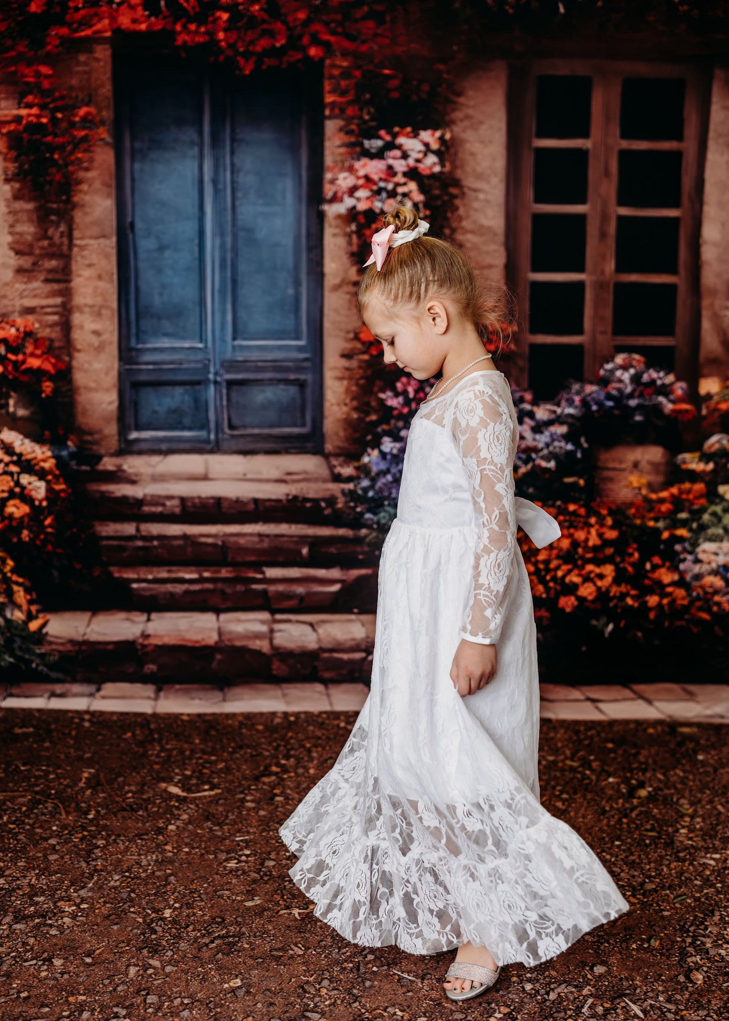 Floral Villa Entrance