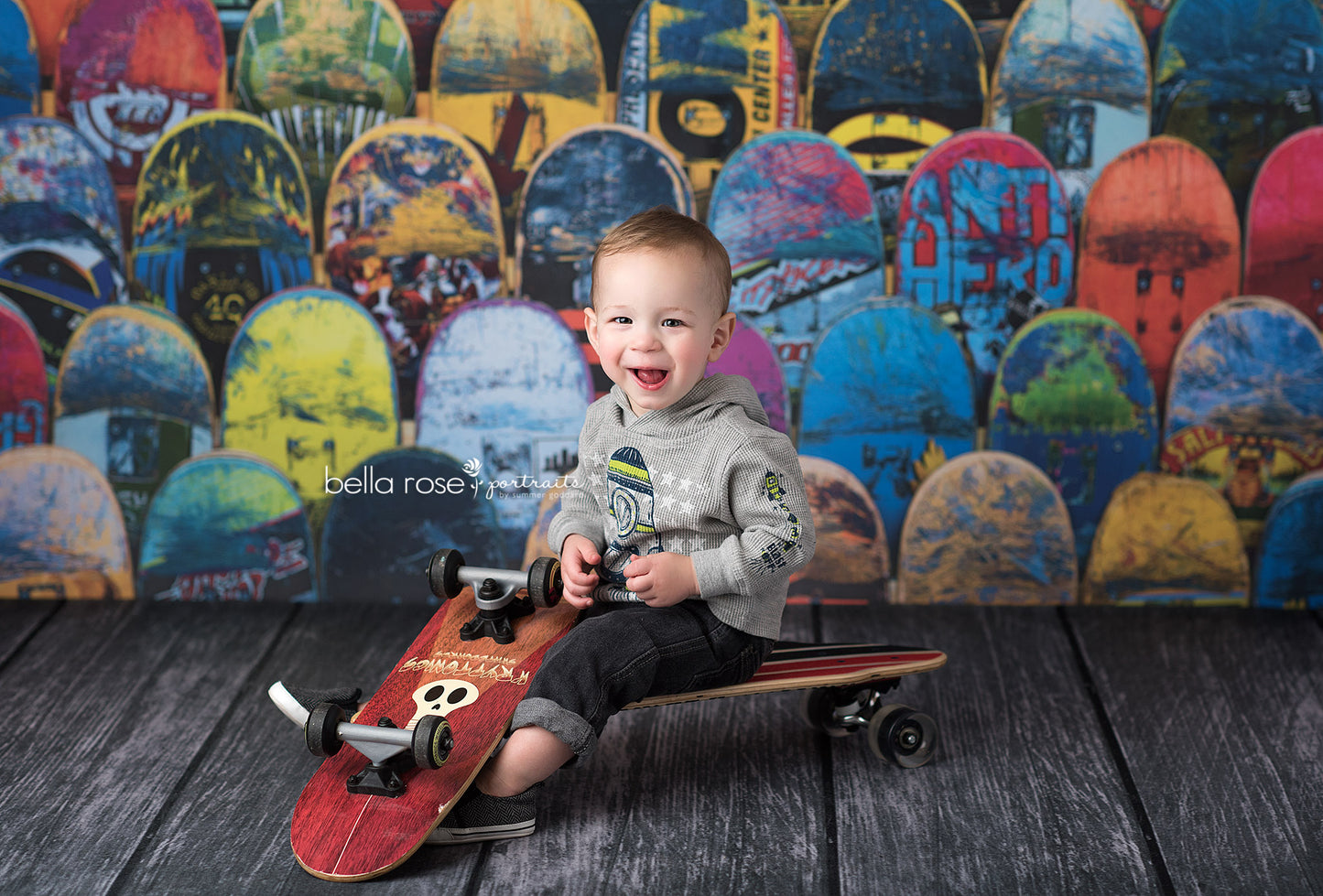 Charcoal Wood Planks