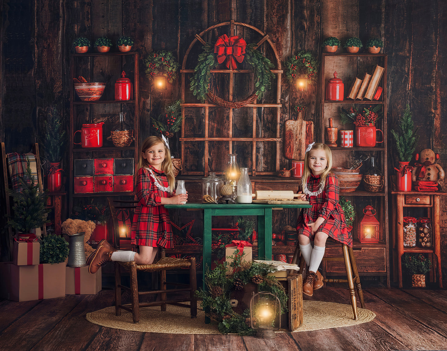 Grandma's Christmas Kitchen Room