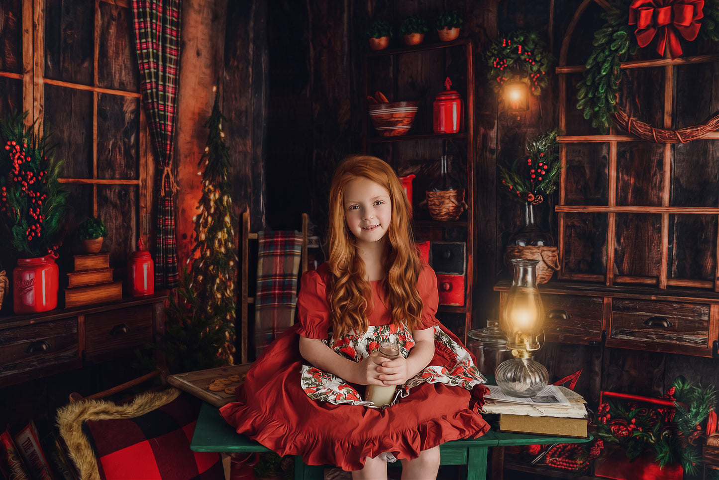 Grandma's Christmas Kitchen Room